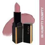 FLiCKA Lip Poetry Matte Lipstick Shade 06 Humpty Dumpty - Brown Nude | Grocsy