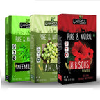 Luxura Sciences Natural Hair Care for Healthy Hair Regular - Neem + Amla + Hibiscus | Grocsy