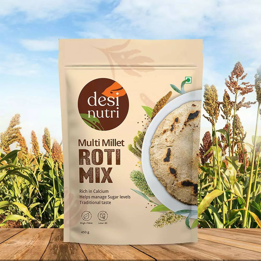 Desi Nutri Multi Millet Roti Mix | Grocsy