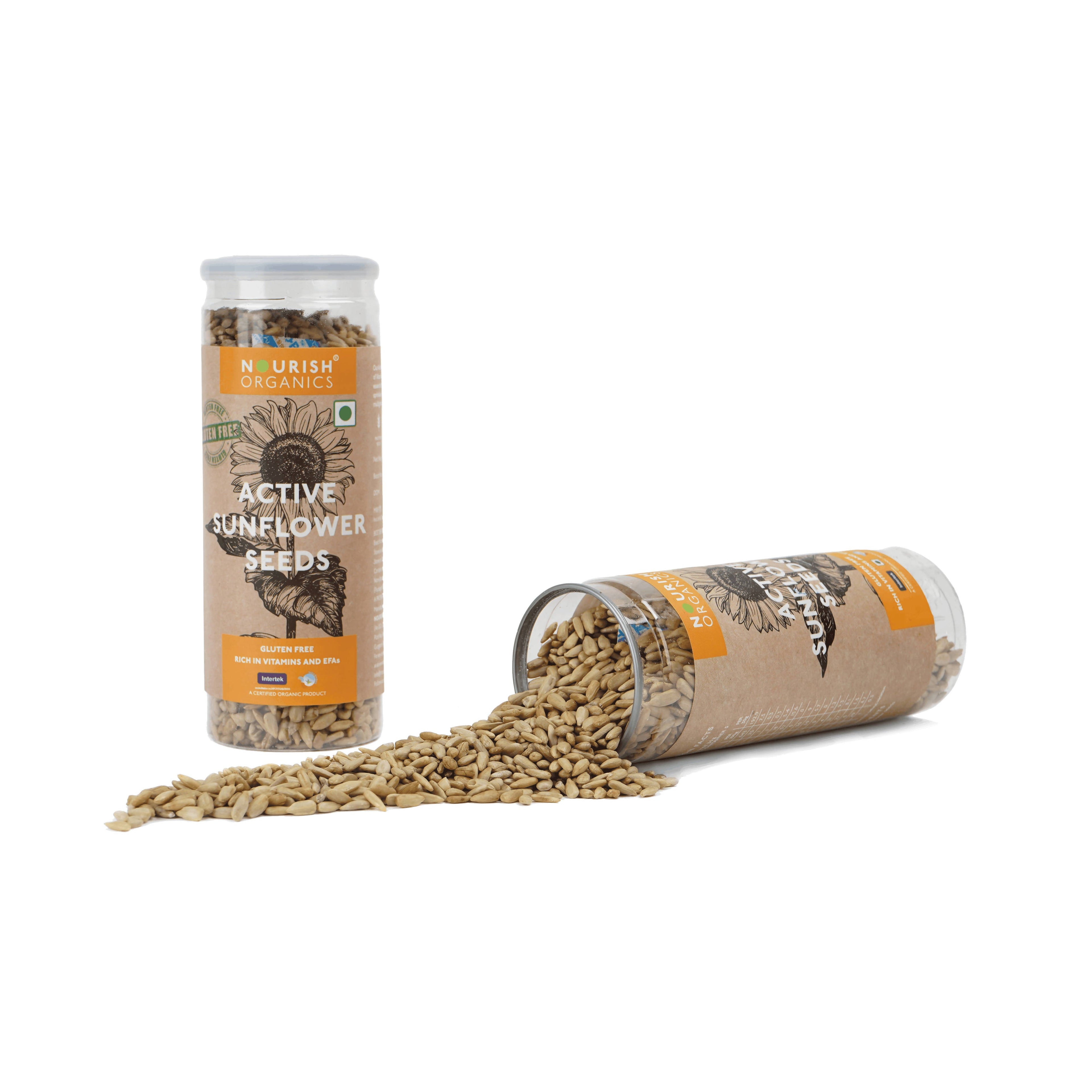 Nourish Organics Active Sunflower Seeds | Grocsy