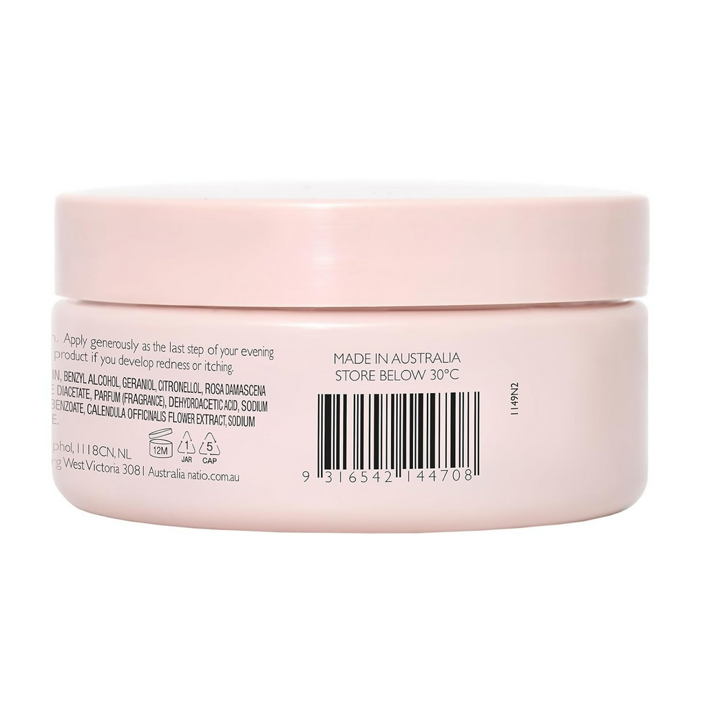 Natio Rosewater Hydration Moisture Gel Sleeping Mask | Grocsy