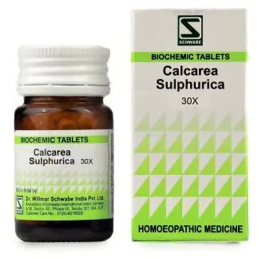 Dr. Willmar Schwabe India Calcarea Sulphurica Biochemic Tablets | Grocsy