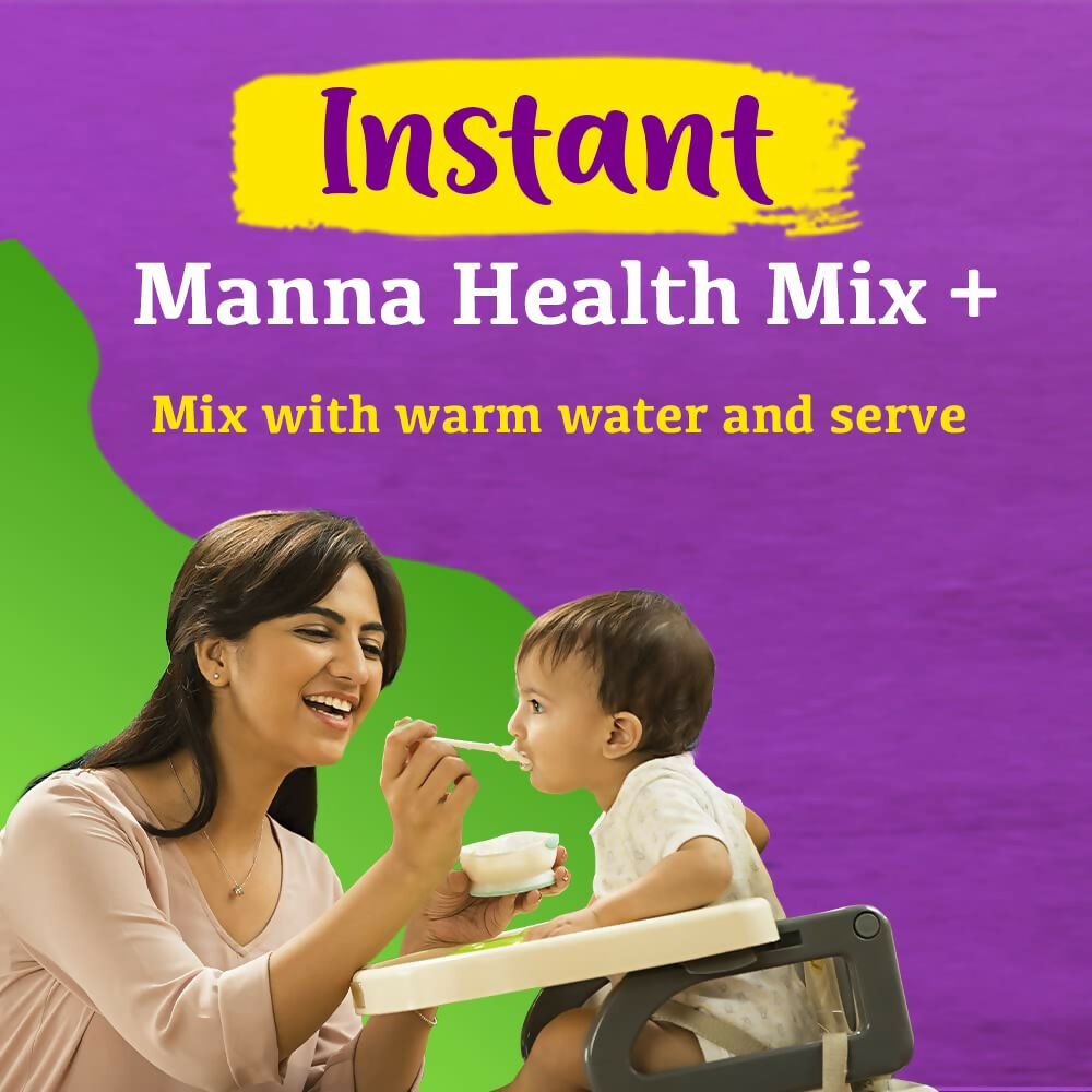 Manna Foods Instant Health Mix Multigrain Cereal + Fruits With Banana, Dates & Honey | Grocsy