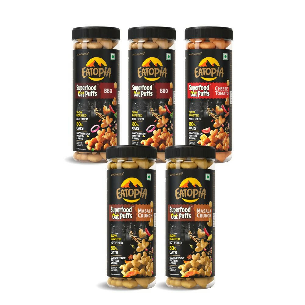 Eatopia Superfoods Oat Puffs - Assorted | Grocsy
