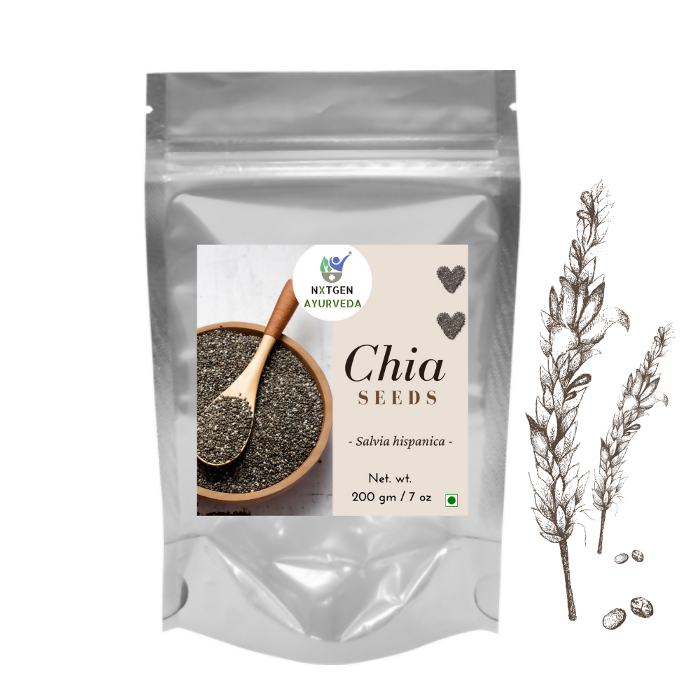 Nxtgen Ayurveda Chia Seeds Raw | Grocsy