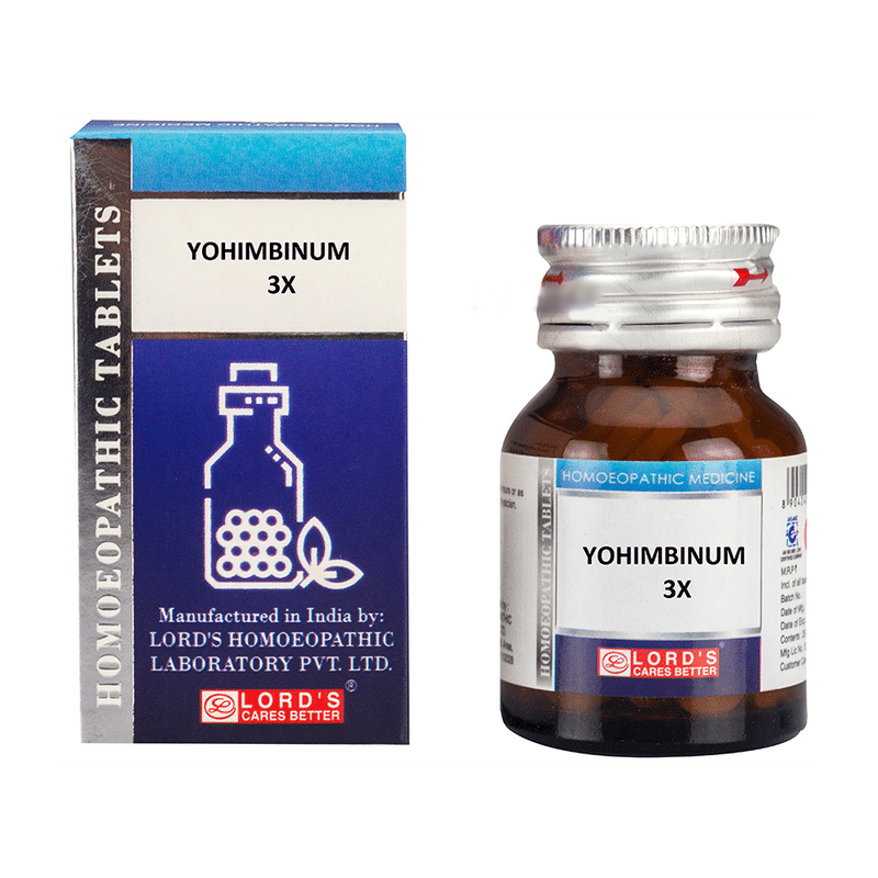 Lord's Homeopathy Yohimbinum Trituration Tablets | Grocsy