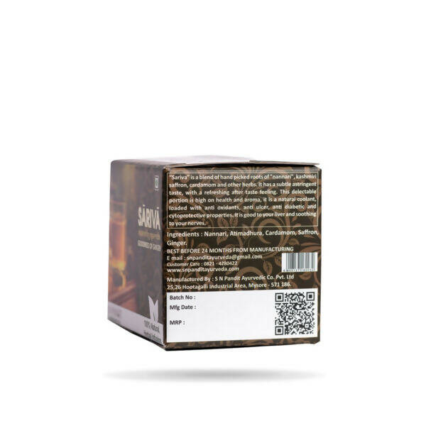 S N Pandit Ayurveda Sariva – Enriched with Saffron | Grocsy