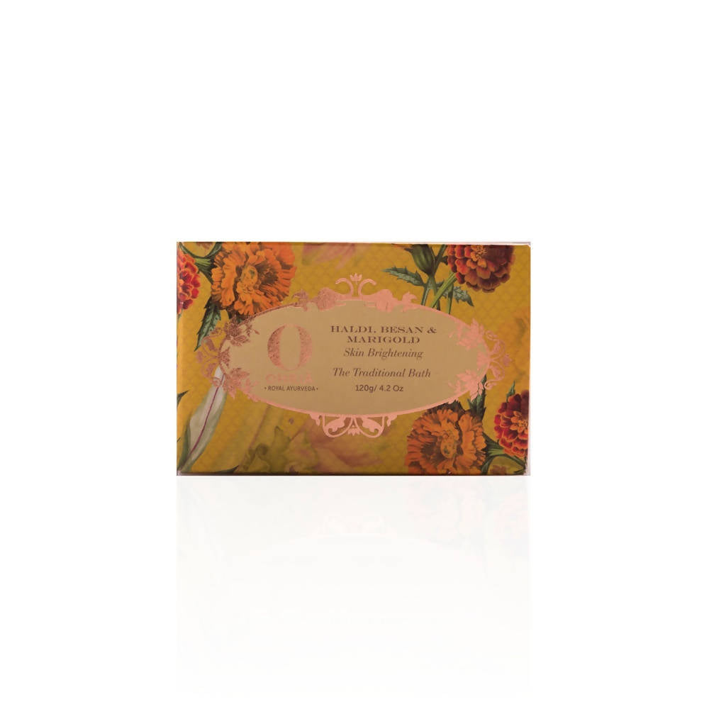 Ohria Ayurveda Haldi Besan & Marigold Bathing Bar | Grocsy