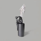 Sun Mun Decors Black & Silver Lady with Wings | Grocsy