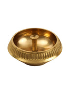 Spillbox Gold Toned Kuber Nandha Deep Pooja Essentials | Grocsy