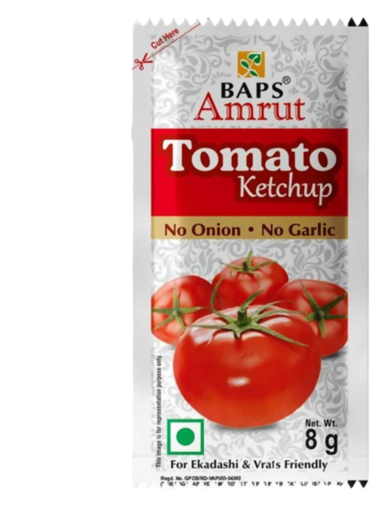 Baps Amrut Tomato Ketchup Sachets | Grocsy