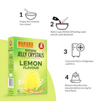 BAKERS Jelly Crystal - Lemon, Orange, Pineapple, Raspberry | Grocsy