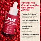 PLIX The Plant Fix Pomegranate Overnight Repair Dewy Serum - Reduce Fine Lines & Wrinkles | Grocsy