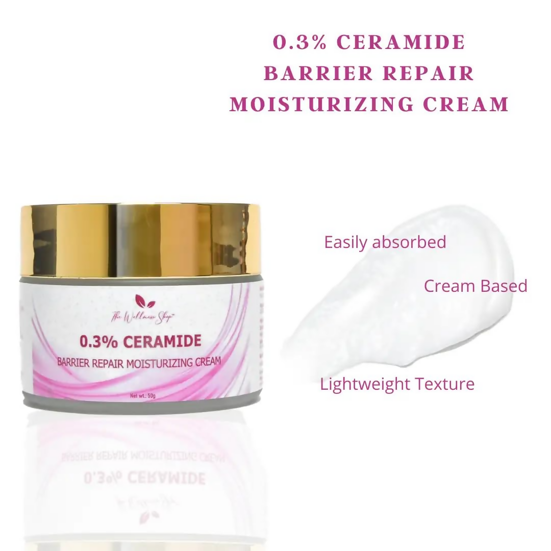 The Wellness Shop 0.3% Ceramide Moisturizer Cream | Grocsy