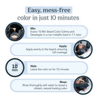 Evano Professional Beard Color For Men-Natural Black | Grocsy