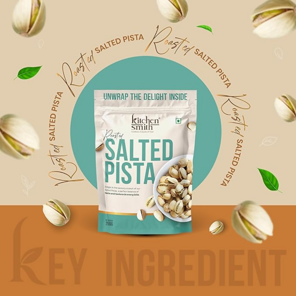 Kitchen Smith Salted Roasted Pista | Grocsy