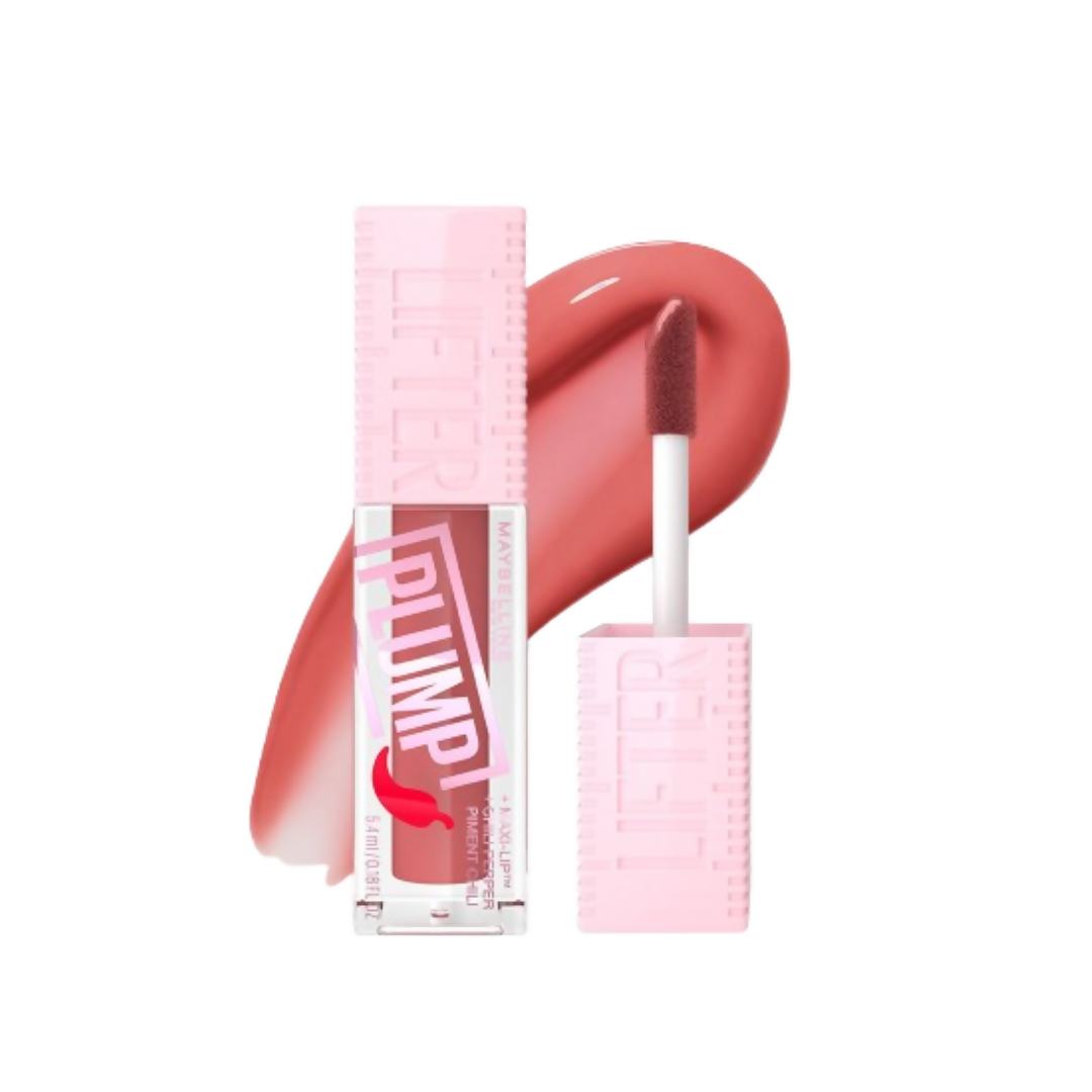 Maybelline New York Lifter Plump - Plumping Lip Gloss - Peach Fever | Grocsy
