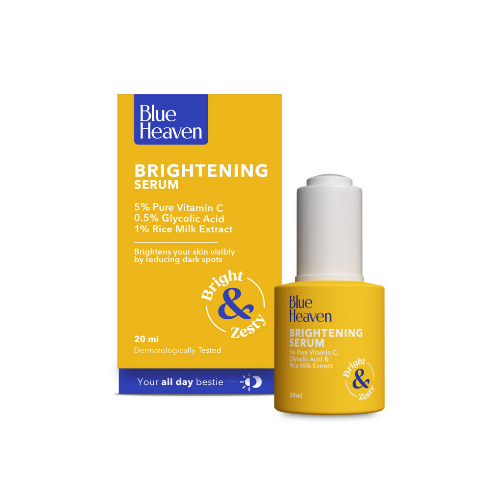 Blue Heaven Brightening 5% Vitamin C Face Serum For Brightening & Glowing Skin | Grocsy