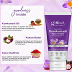 Globus Naturals Ayurvedic Kumkumadi Skin Lightening Face Cream | Grocsy