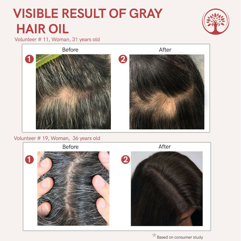 Ivory Natural Gray Oil Restore Natural Black Hair And Shine | Grocsy