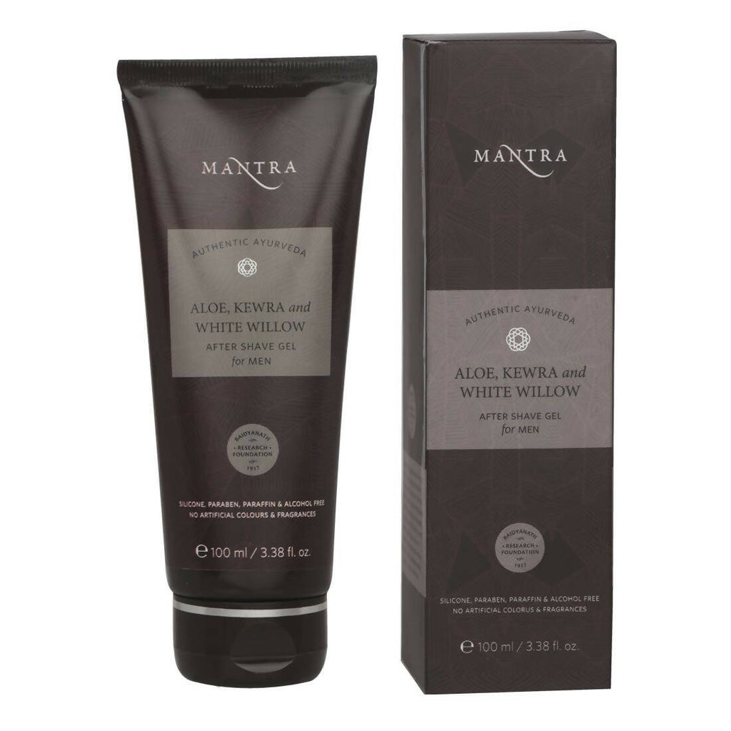 Mantra Herbal Aloe, Kewra & White Willow After Shave Gel | Grocsy
