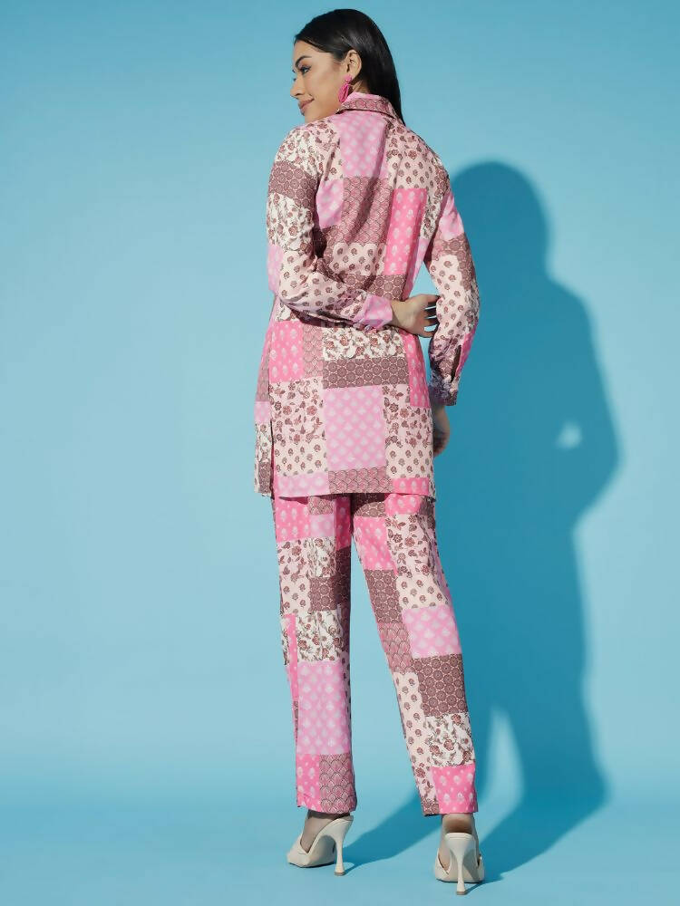 Myshka Women Multi - Printed Bling & Sparkly Co-Ords | Grocsy