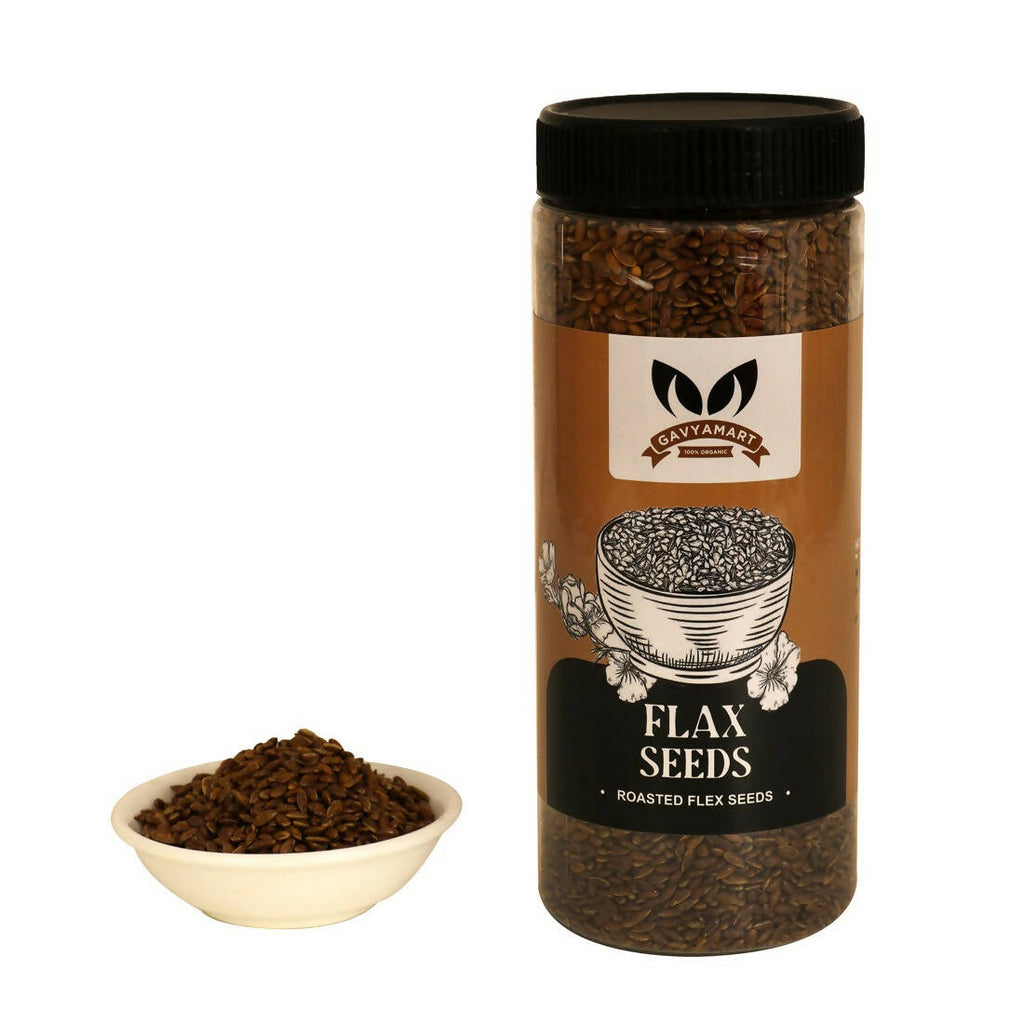 Gavyamart Organic Flax Seeds | Grocsy