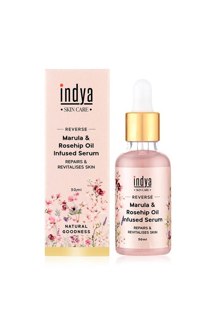 Indya Marula & Rosehip Oil Infused Serum | Grocsy