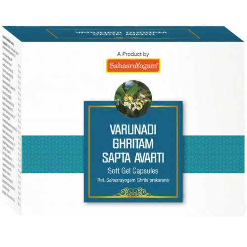 Sahasrayogam Varunadi Ghritam Saptavarti Capsules | Grocsy