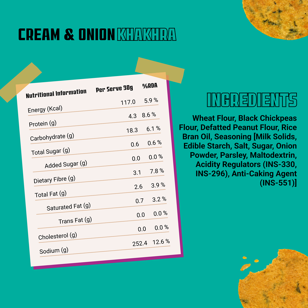 Knacks Coin Khakhra Crisps - Dream & Onion Flavour | Grocsy