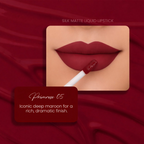 Parul Garg Beauty Silk Matte Liquid Lipstick, Long Lasting & Transfer-Proof - Primrose, Deep Maroon | Grocsy