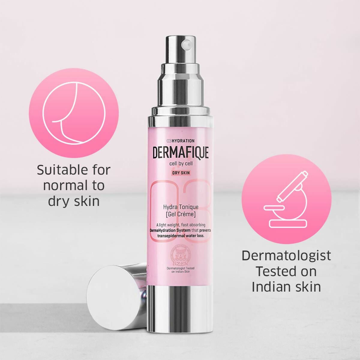 Dermafique Hydra Tonique Gel Creme With Shea Butter, Hydrating Moisturizer For Dry Skin | Grocsy