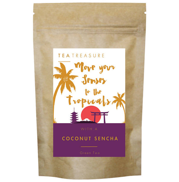 Tea Treasure Coconut Sencha Green Tea Powder | Grocsy