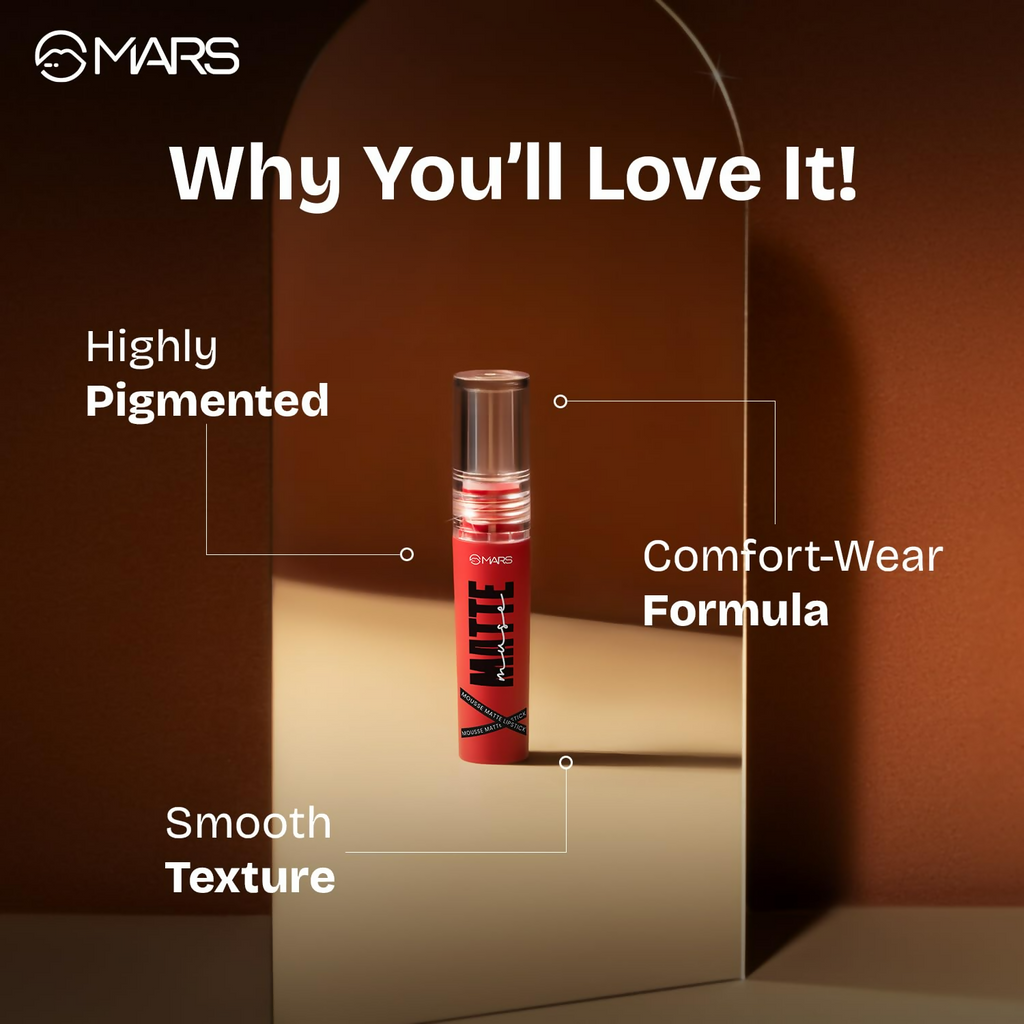 MARS Cosmetics Matte Muse Mousse (11-Show Stopper) | Grocsy