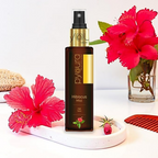 Pyoura Hibiscus Hair Mist Spray For Itchy Dry Scalp & Dandruff Non-Oily Heat Protection Hair Mist Tonic Supports Hair Growth | Grocsy