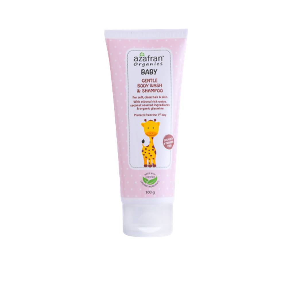 Azafran Organics Baby Gentle Body wash and Shampoo | Grocsy