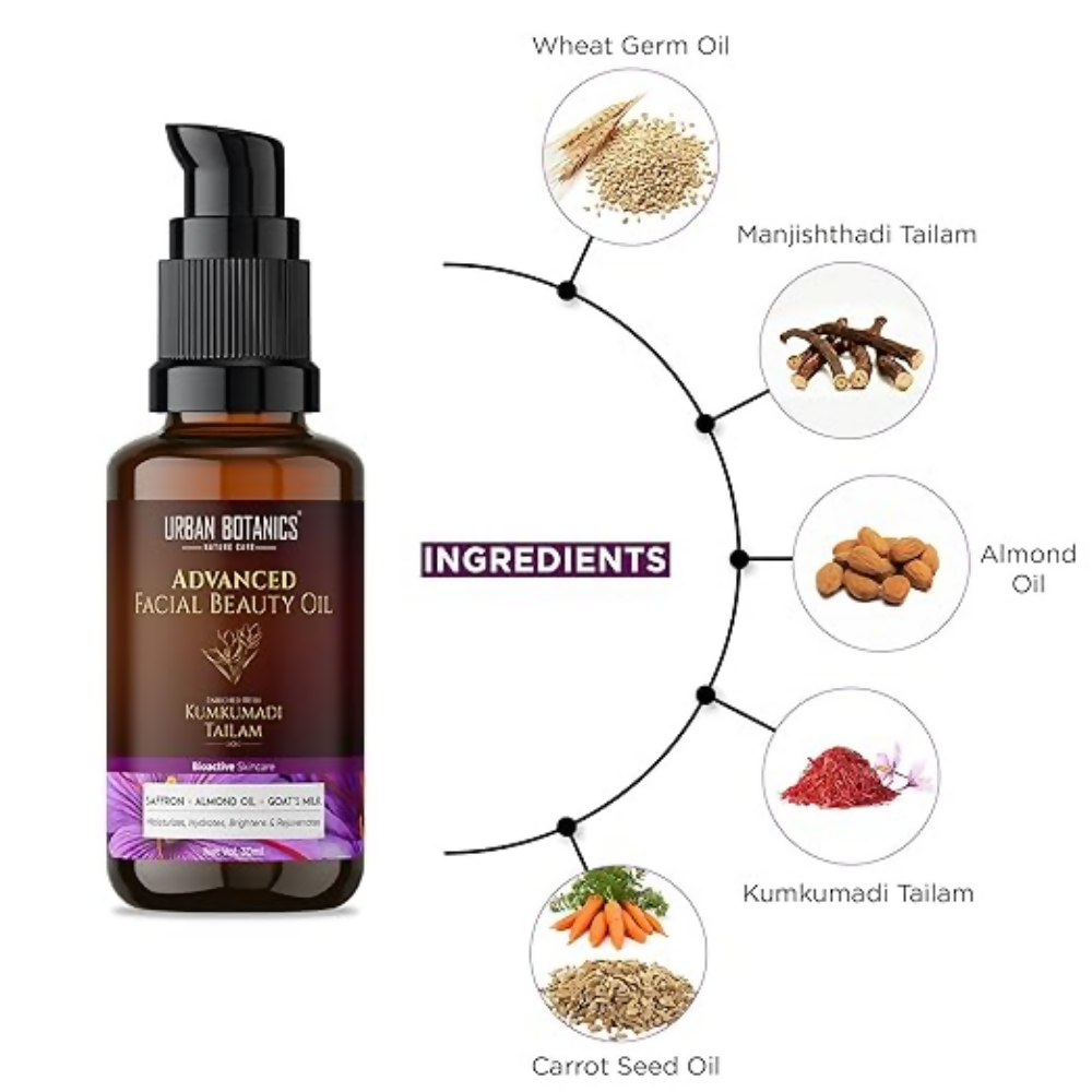 Urban Botanics Kumkumadi Tailam for Skin | Grocsy