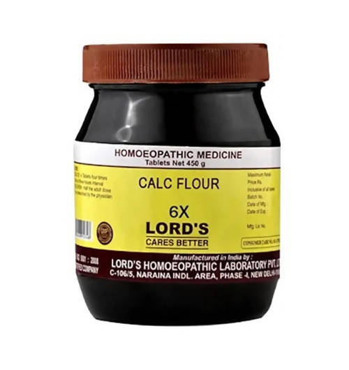Lord's Homeopathy Calc Flour Biochemic Tablets | Grocsy
