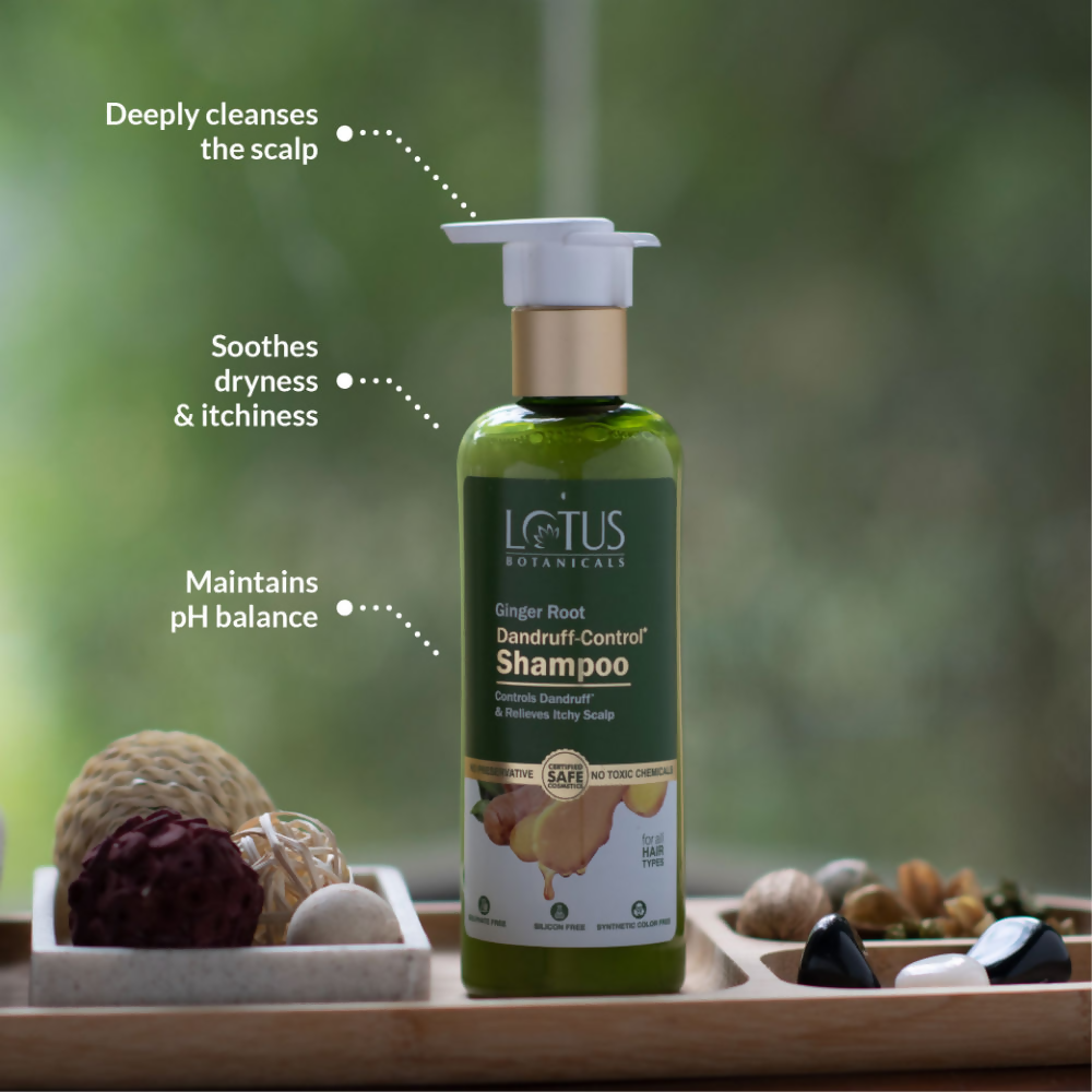 Lotus Botanicals Ginger Root Dandruff-control Shampoo | Grocsy