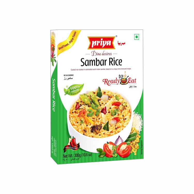 Priya Ready To Eat Sambar Rice | Grocsy