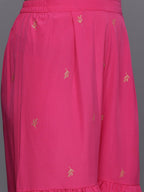 Ahalyaa Women's Traditional Wear Co-ods - Pink | Grocsy