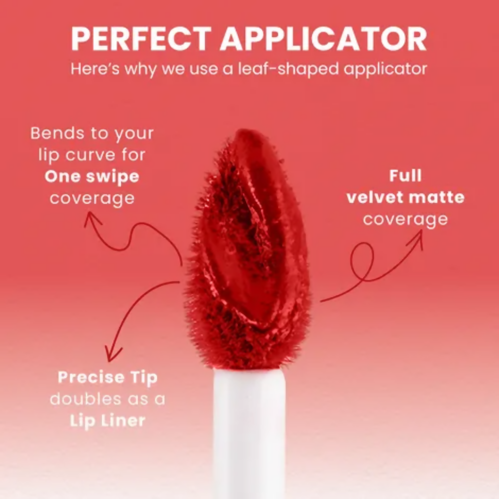 NY Bae Velvet Mousse Liquid Lipstick - Red Hot Rebel 01 | Grocsy