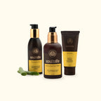 Soultree Cleansing Lotion, Indian Rose Face Wash & Walnut And Turmeric Face Scrub Set | Grocsy