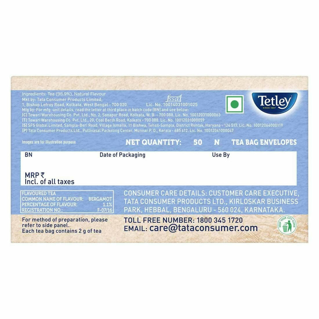 Tetley Flavour Earl Grey Tea Bags | Grocsy