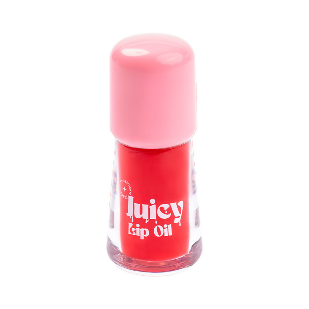 Gush Beauty Balmy Glossy Tinted Lip Oil - Cherry Red | Grocsy