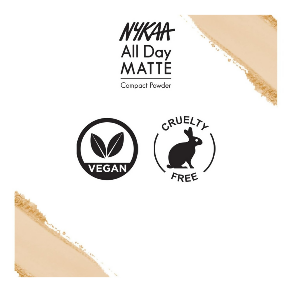 Nykaa All Day Matte Compact Powder- Beige 03 | Grocsy