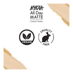 Nykaa All Day Matte Compact Powder- Beige 03 | Grocsy