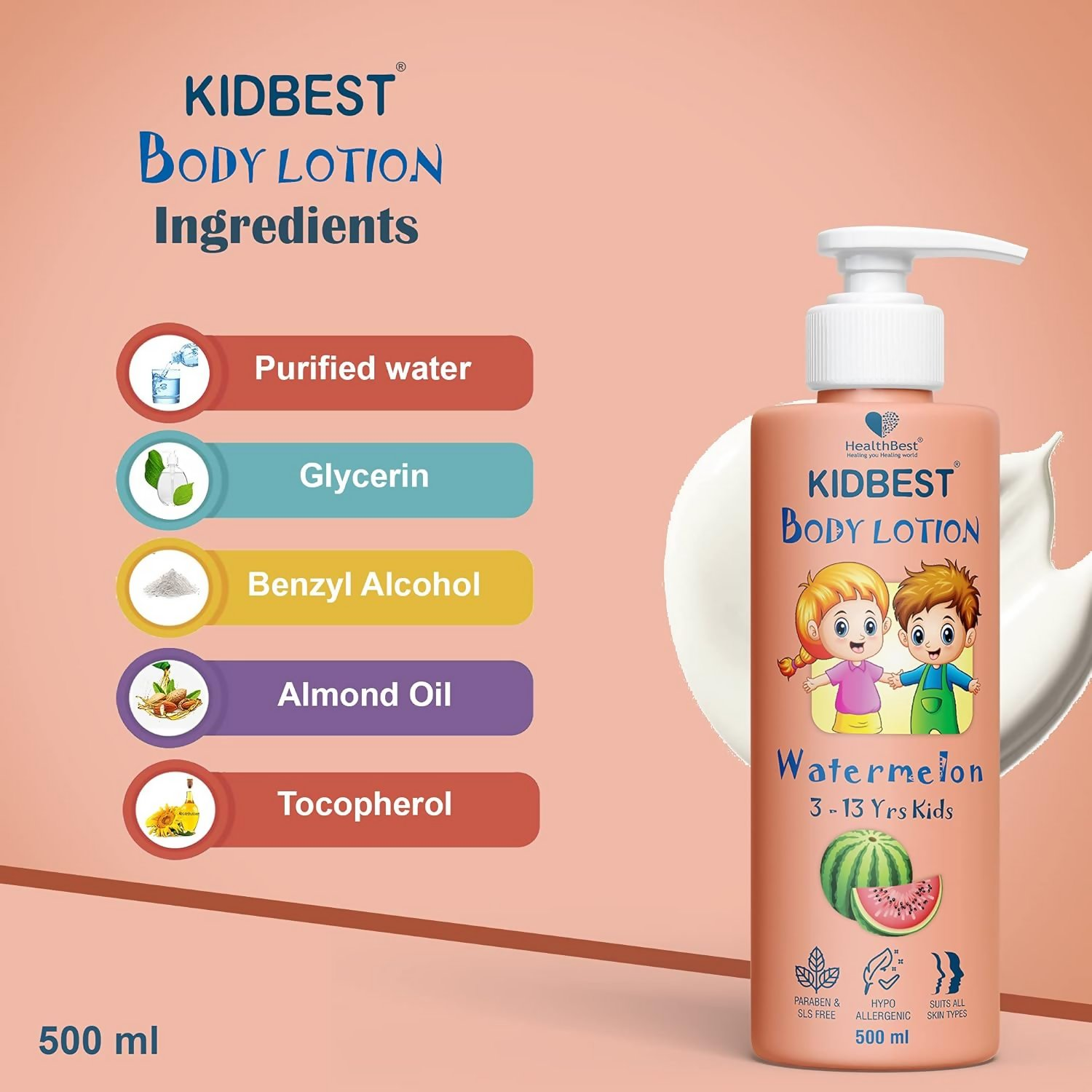 HealthBest Kidbest Body Lotion for Kids | Grocsy