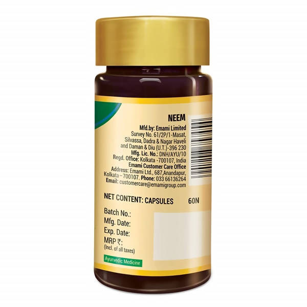 Zandu Neem Body Detox Capsules | Grocsy