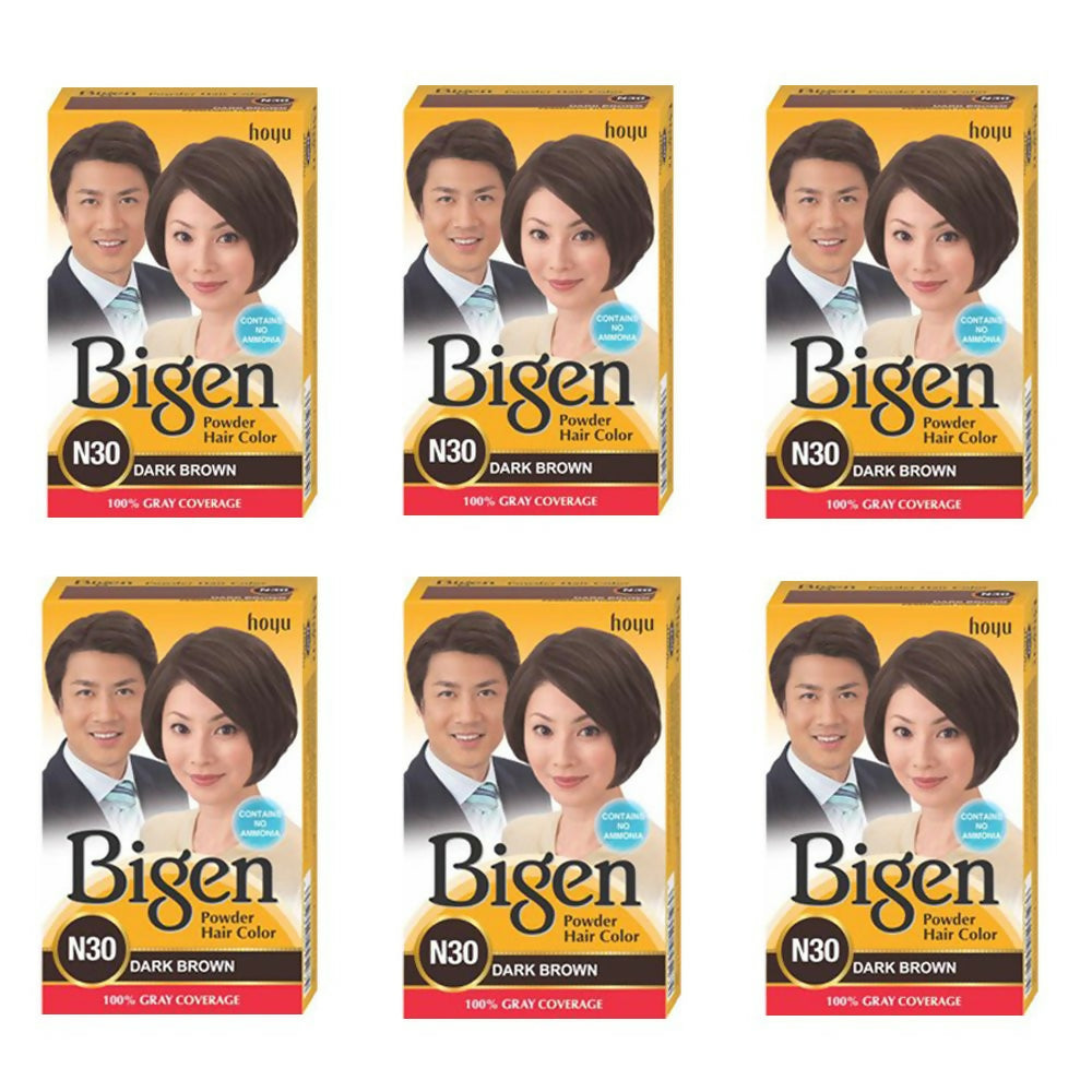 Bigen Powder Hair Color Dark Brown N30 | Grocsy